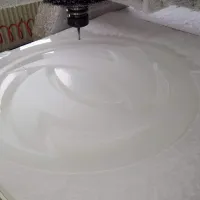 3D logo Dong feng. Materiál: plexisklo opál.