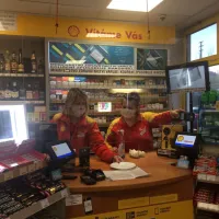 Plexi přepážka - pumpy Shell