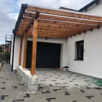 Zastřešení garáže: Dutinkový polykarbonát